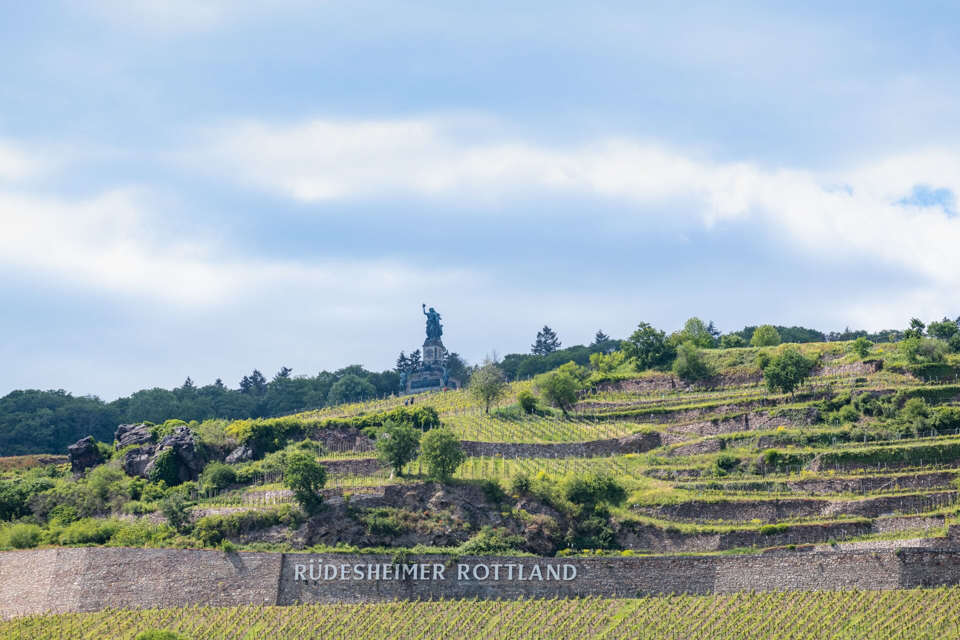 Blick auf das Niederwalddenkmal
