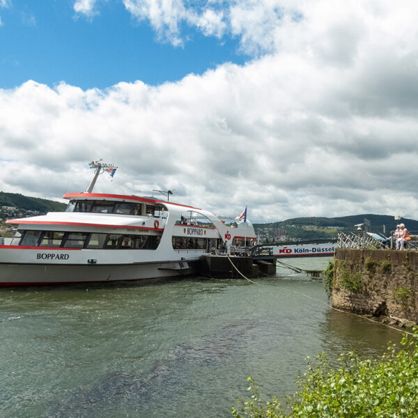 Loreley Rundfahrt Blick auf MS Boppard