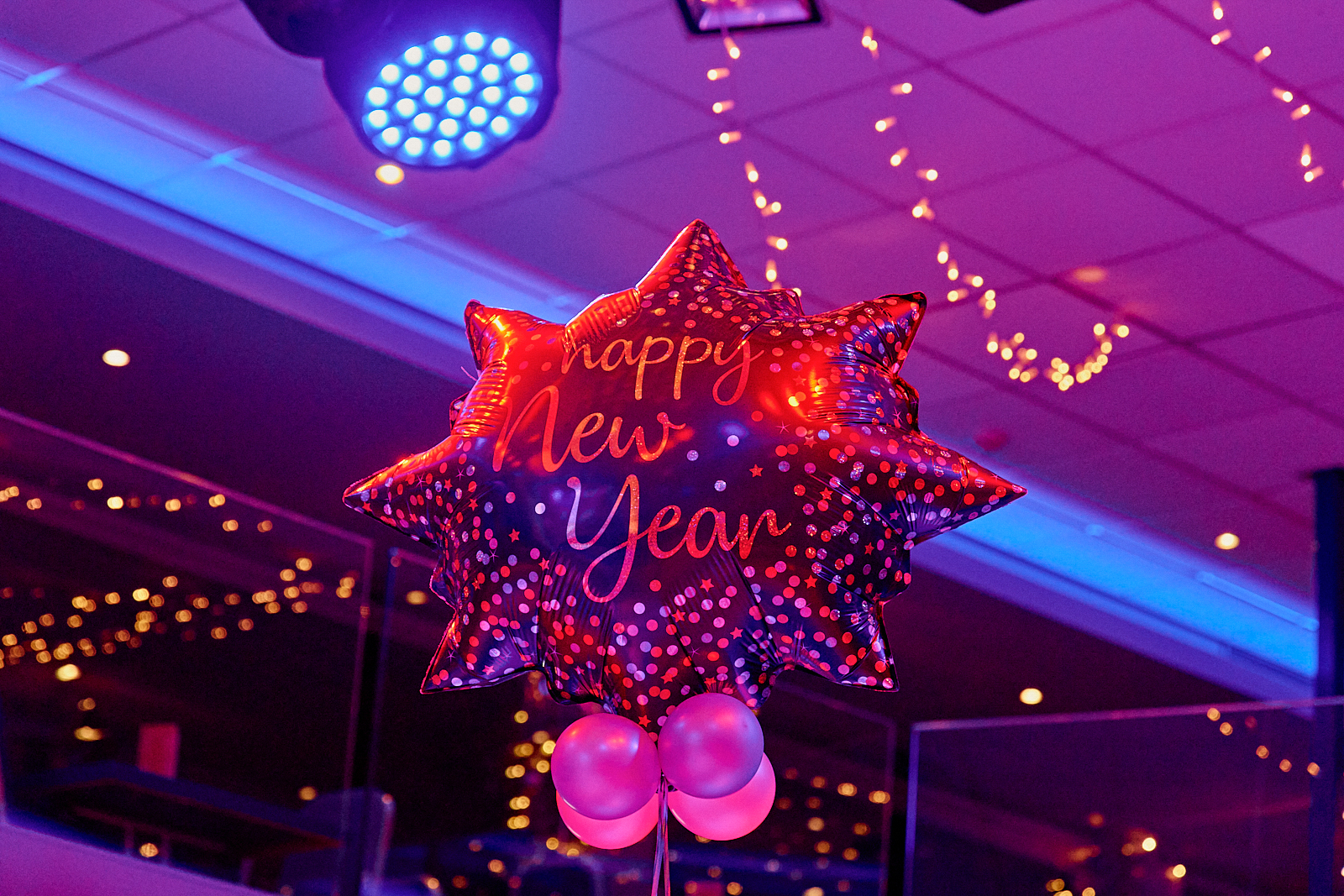 Luftballon mit Happy New Year