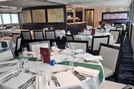 Restaurant of the MS Verdi